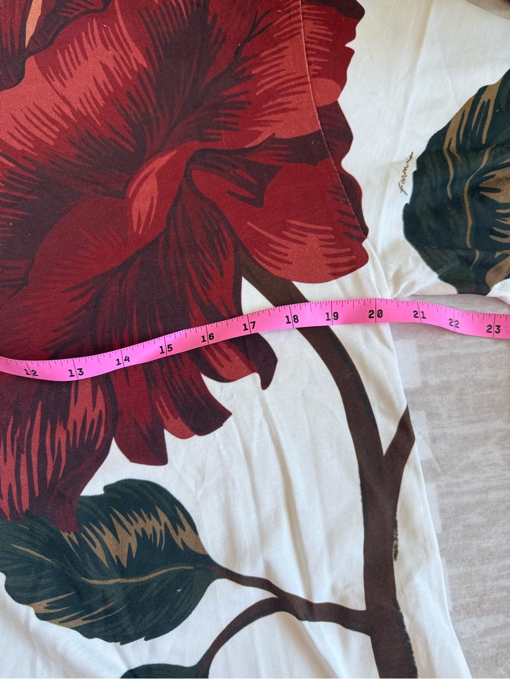 FARM Rio White Maxi Dress Floral Print, size Small, Summer 202 - Picture 6 of 8